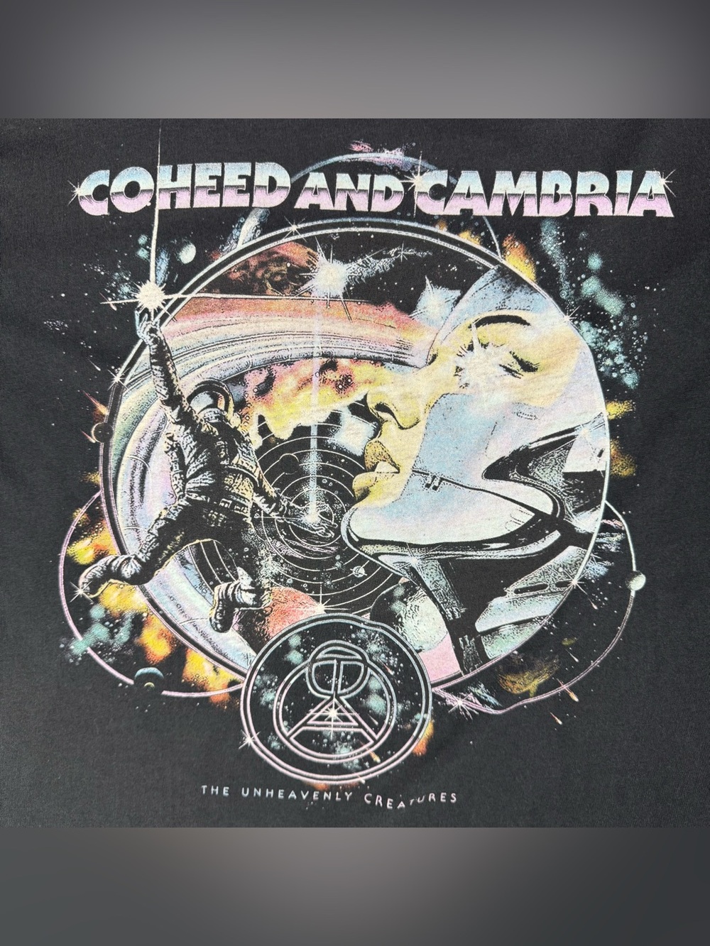 Coheed and Cambria T-Shirt Sz Large The Unheavenly Creatures 2018 Prog Metal Tee